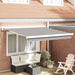 Pergolă retractabilă manuală Gri deschis 350x250 cm - WALTI WALTI
