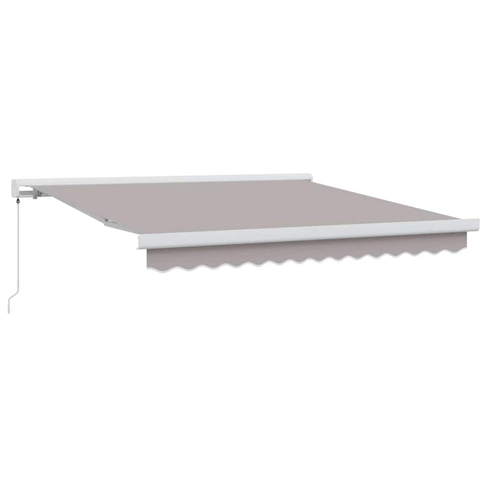 Pergolă retractabilă manuală Gri deschis 350x250 cm - WALTI WALTI