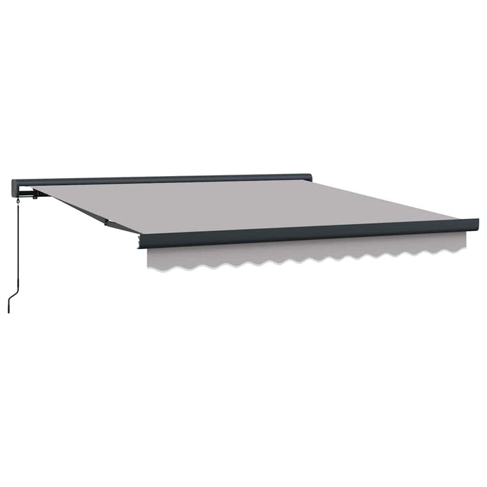 Saună manuală retractabilă , gri deschis, 350 x 250 cm - WALTI WALTI