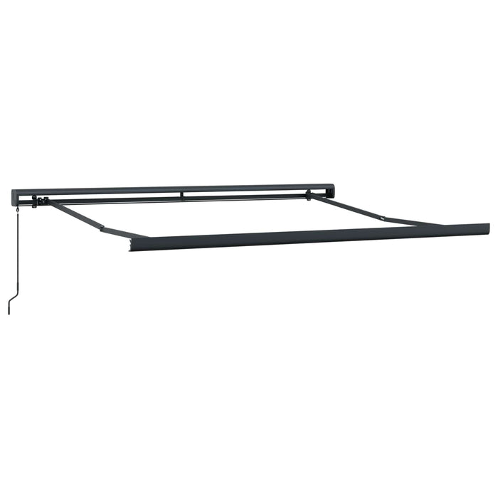 Copertină retractabilă Gri deschis 350 x 250 cm WALTI