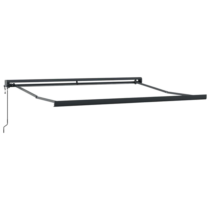 Copertină retractabilă Gri deschis 350 x 250 x 165 cm WALTI