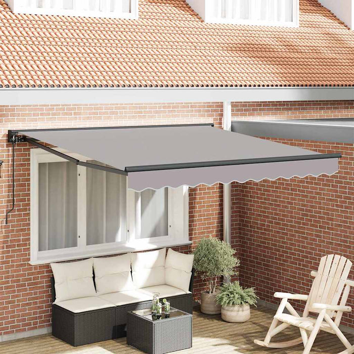 Cortina Retractabilă Manual Gri deschis 350 x 250 cm - WALTI WALTI