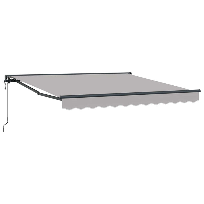 Cadru de copertină Gri deschis 350 x 250 cm WALTI