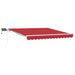 Cortina Retractabilă Roșu 350 x 250 cm Material textil și oțel - WALTI WALTI