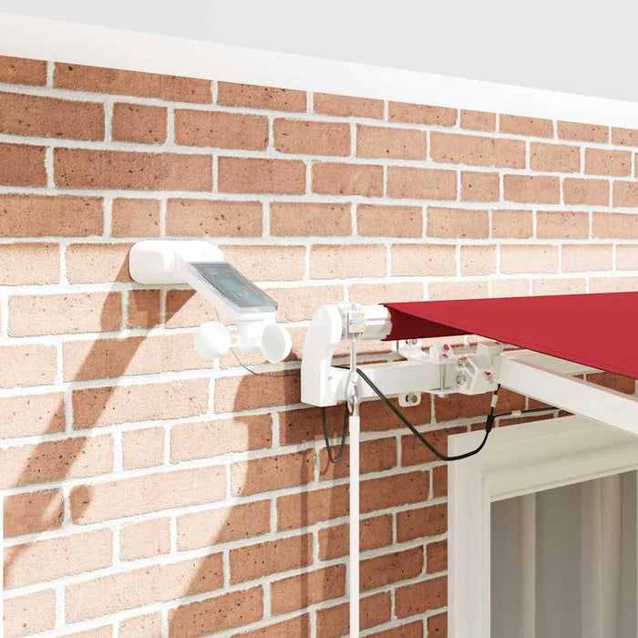Cortina Retractabilă Roșu 350 x 250 cm Poliester și metal - WALTI WALTI