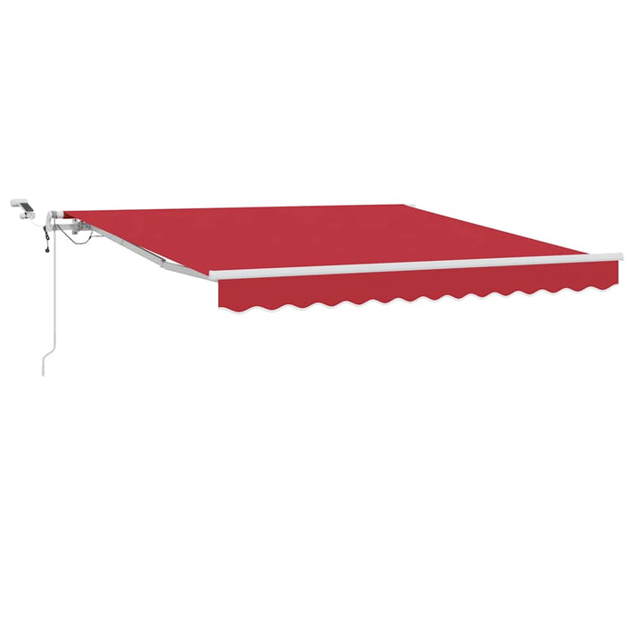Cortina Retractabilă Roșu 350 x 250 cm Poliester și metal - WALTI WALTI
