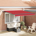 Țesătură pentru copertină cu Roșu 350 x 250 cm Poliester - WALTI WALTI