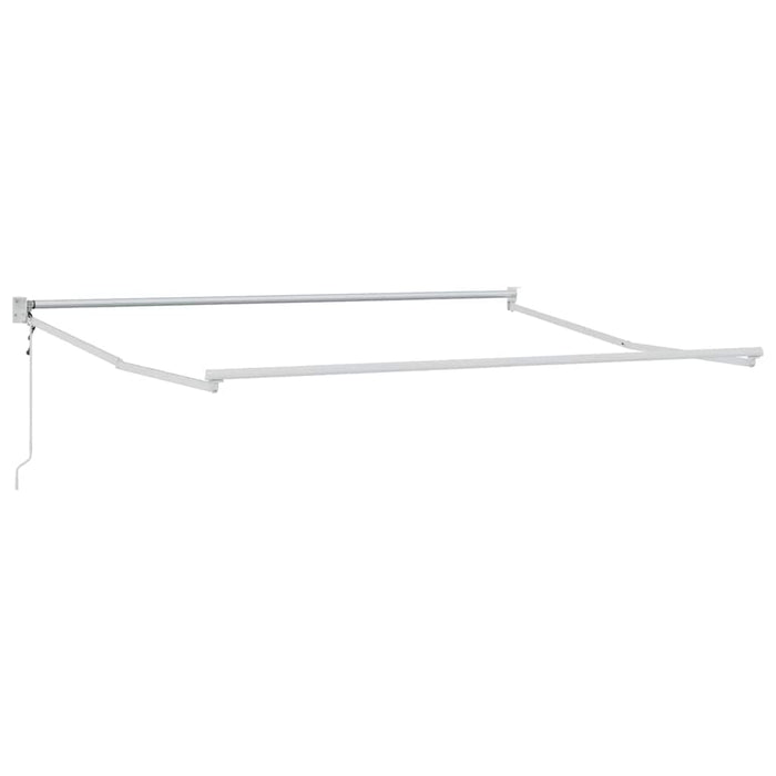 Copertină retractabilă Roșu 350 x 250 cm Poliester și metal WALTI