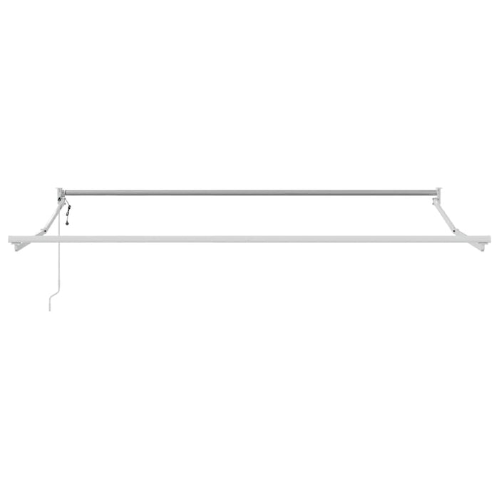 Copertină retractabilă Roșu 350 x 250 cm Poliester și metal WALTI