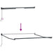 Cortina Retractabilă Roșu 350 x 250 cm Poliester și Aluminiu - WALTI WALTI
