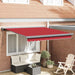 Obloane retractabile manuale roșii 350x250 cm - WALTI WALTI