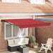 Cortina Retractabilă Roșu 350 x 250 cm Poliester și metal - WALTI WALTI