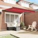 Cortina Retractabilă Roșu 350 x 250 cm Poliester și metal - WALTI WALTI
