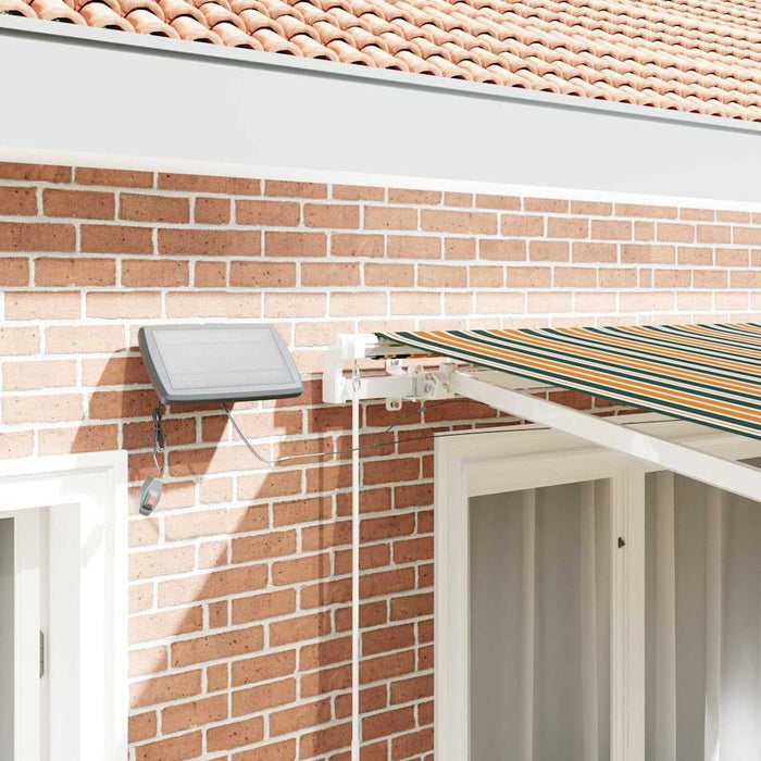Cortina Retractabilă Manual Verde și galben 350 x 250 cm - WALTI WALTI