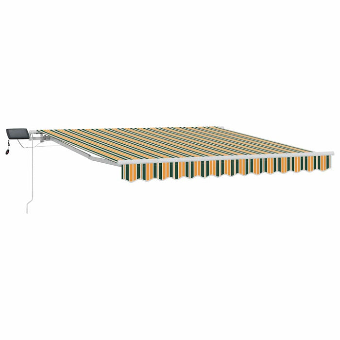 Cortina Retractabilă Manual Verde și galben 350 x 250 cm - WALTI WALTI