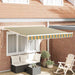 Cortina Retractabilă Verde și galben 350 x 250 cm țesătură - WALTI WALTI