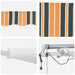 Cortina Retractabilă Verde și galben 350 x 250 cm - WALTI WALTI