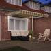 Cortina Retractabilă Verde și galben 350 x 250 cm - WALTI WALTI