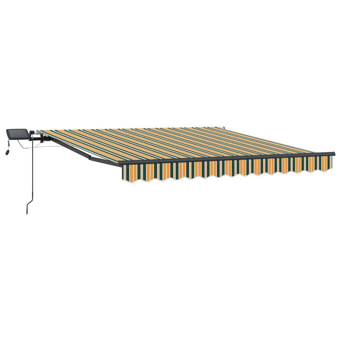 Cortina Retractabilă Verde și galben 350 x 250 cm țesătură - WALTI WALTI