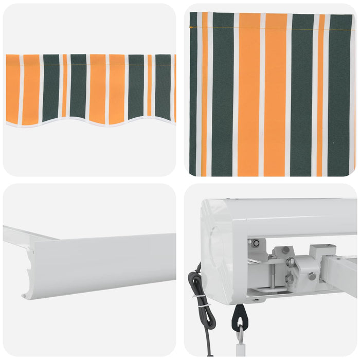 Copertină Verde și galben 350 x 250 x 165 cm - WALTI WALTI