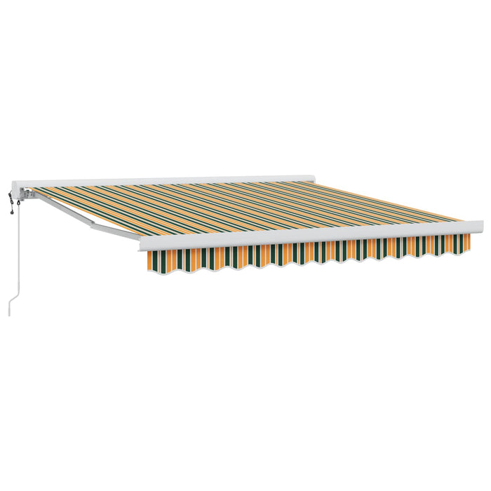 Copertină Verde și galben 350 x 250 x 165 cm - WALTI WALTI