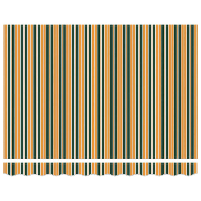 Cortina Retractabilă Verde și galben 350 x 250 cm - WALTI WALTI