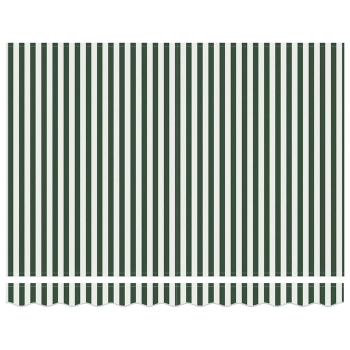 Cortina Retractabilă Manual Verde și alb 350 x 250 cm WALTI