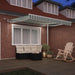 Cortina Retractabilă Verde și alb 350 x 250 cm - WALTI WALTI