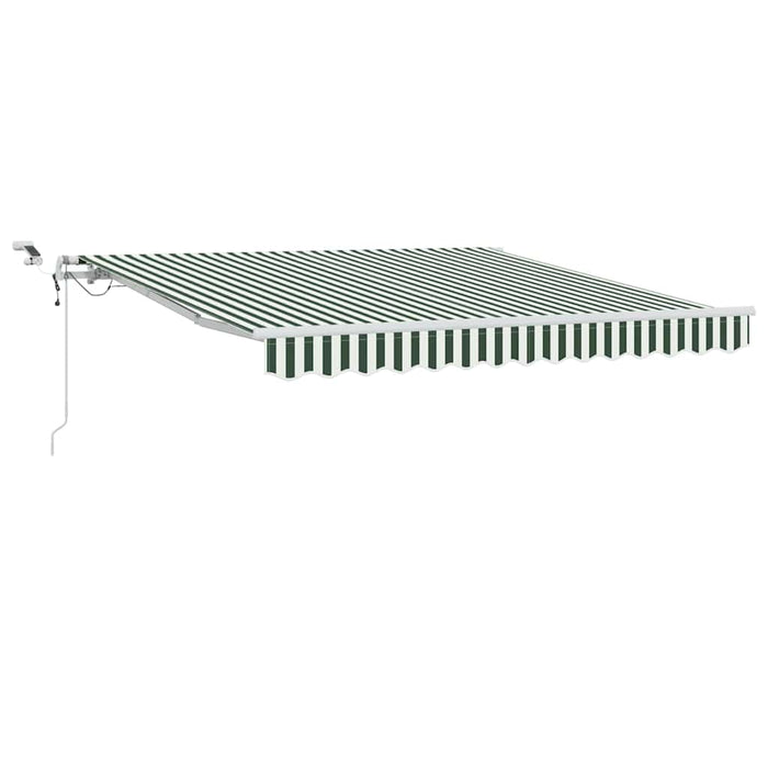 Cortina Retractabilă Verde și alb 350 x 250 cm - WALTI WALTI