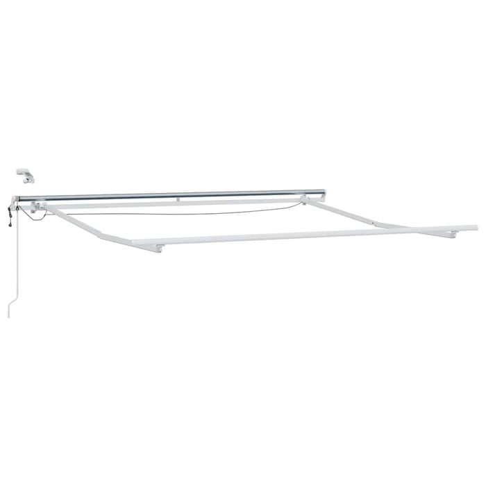Cortina Retractabilă Verde și alb 350 x 250 cm - WALTI WALTI