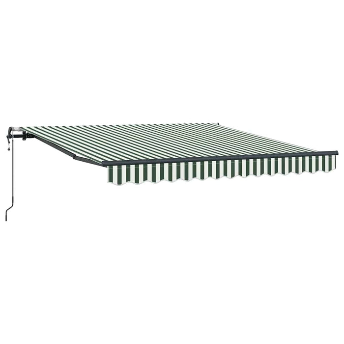 Cortina Retractabilă Verde și alb 350 x 250 cm - WALTI WALTI
