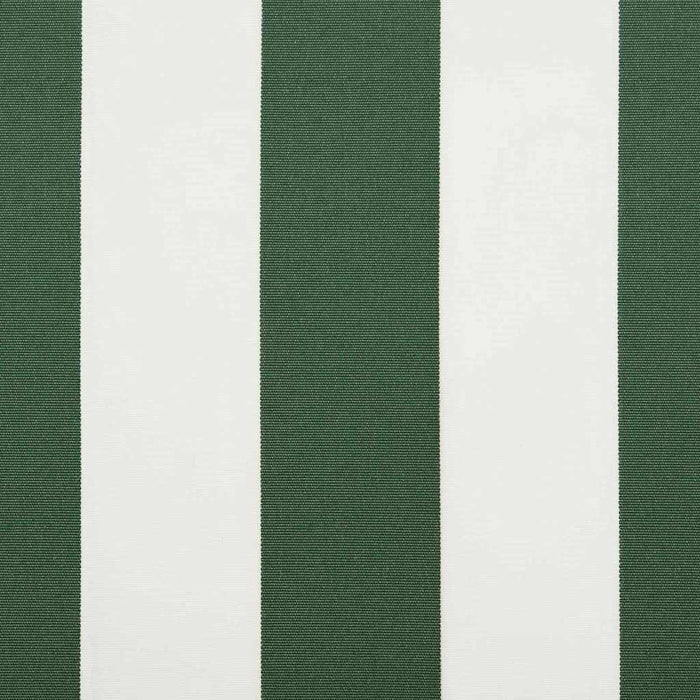 Cortina Retractabilă Manual Verde și alb 350 x 250 cm țesătură - WALTI WALTI