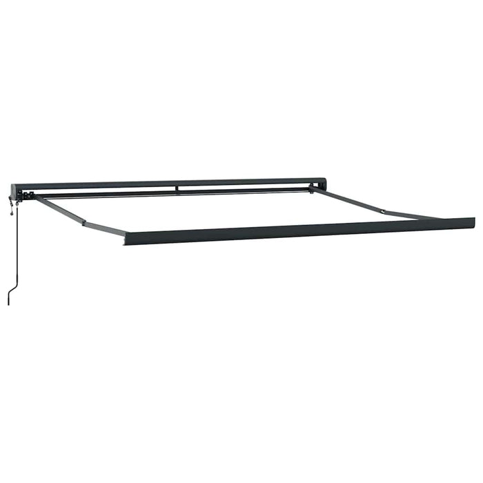 Copertină Verde și alb 350 x 250 x 165 cm Poliester și Aluminiu - WALTI WALTI
