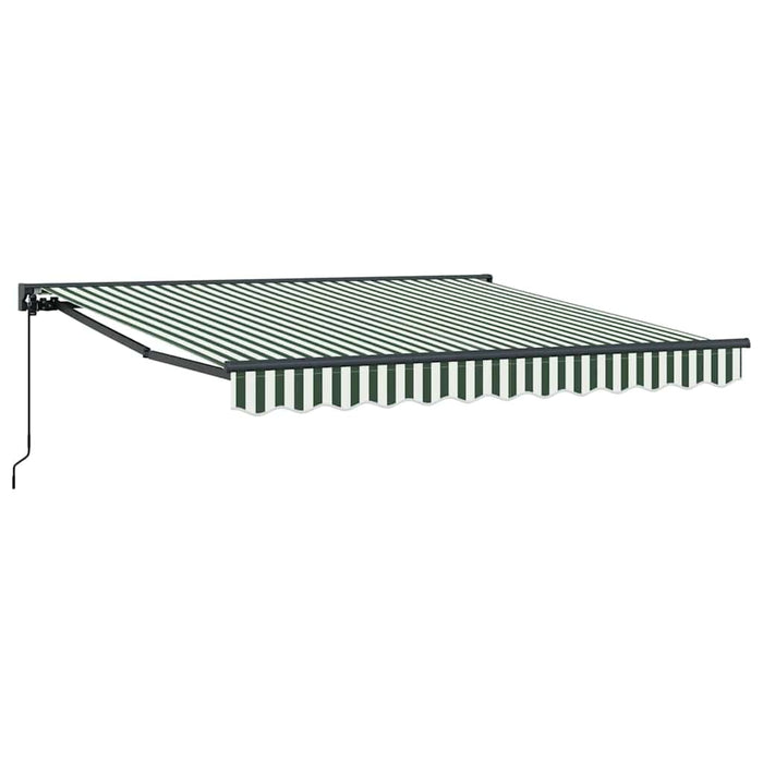 Cadru de copertină Manual Verde și alb 350 x 250 cm - WALTI WALTI