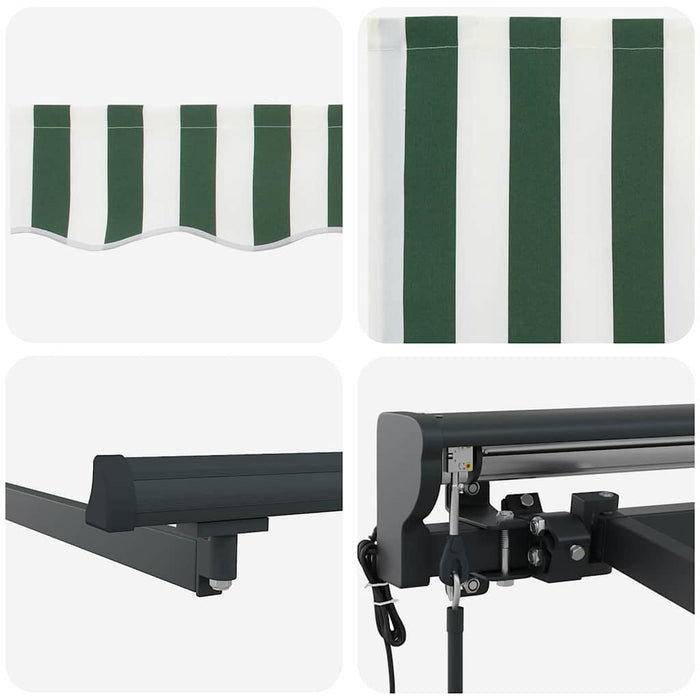 Cadru de copertină Verde și alb 350 x 250 cm - WALTI WALTI