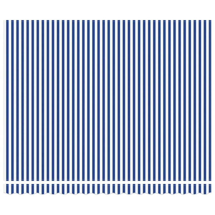 Cortina Retractabilă Manual Albastru și Alb 400 × 300 cm - WALTI WALTI