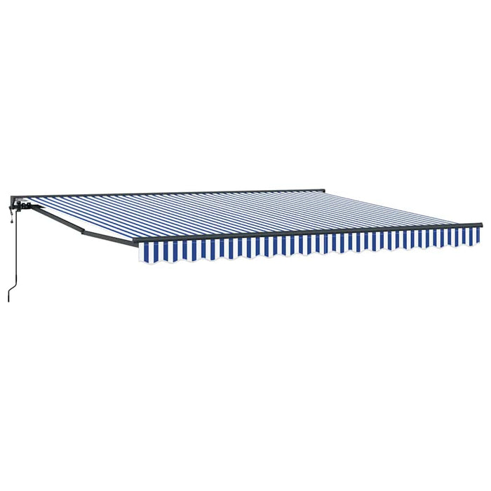 Cortina Retractabilă Albastru și Alb 400 × 300 cm - WALTI WALTI