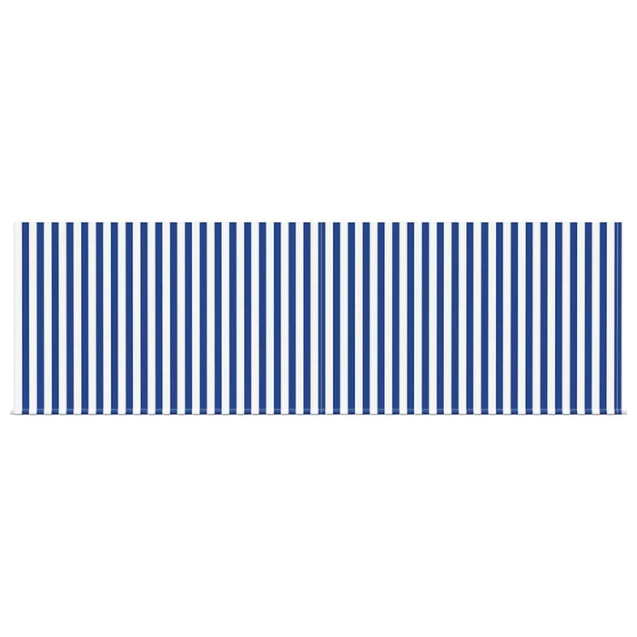 Cortina Retractabilă Manual Dungi Albastre și Albe 400 × 300 cm - WALTI WALTI