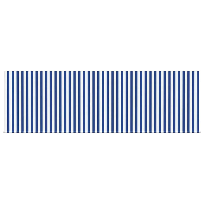 Cortina Retractabilă Manual Dungi Albastre și Albe 400 × 300 cm - WALTI WALTI