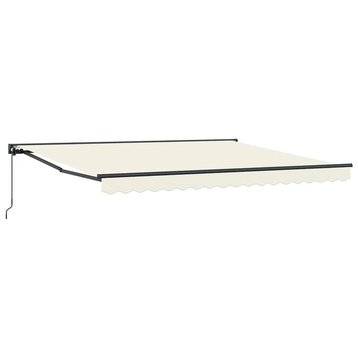 Cortina Retractabilă Crem 400 × 300 cm Poliester și metal - WALTI WALTI