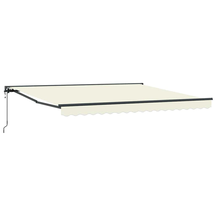 Cortina Retractabilă Crem 400 × 300 cm Poliester și metal - WALTI WALTI