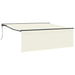 Cortina Retractabilă Manual Crem 400 × 300 cm Metal, poliester - WALTI WALTI