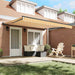 Cortina Retractabilă Manual Galben și alb 400 × 300 cm - WALTI WALTI