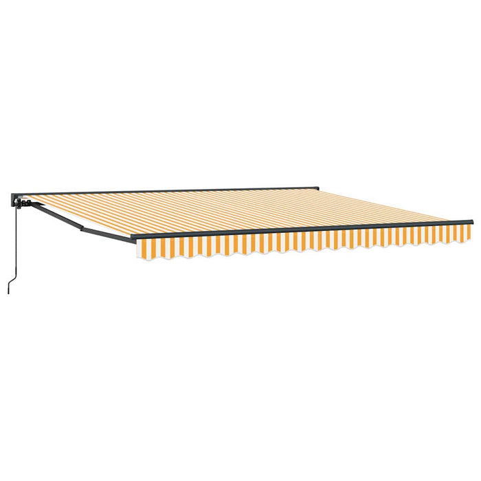 Cortina Retractabilă Manual Galben și alb 400 × 300 cm - WALTI WALTI