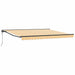 Cortina Retractabilă Galben și alb 400 × 300 cm - WALTI WALTI