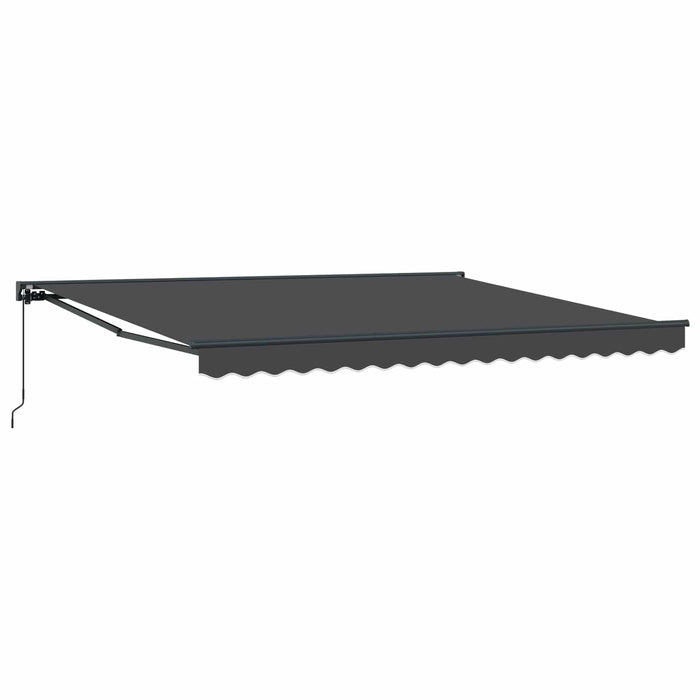 Cortina Retractabilă Antracit 400 × 300 cm Poliester și metal - WALTI WALTI