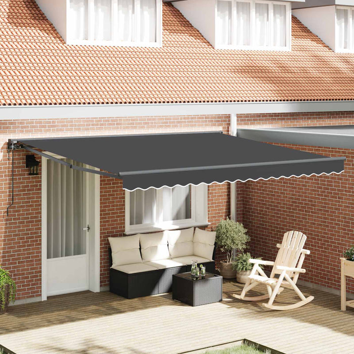 Feredde Electrică 4 x 3 m Antracit 100% Polyester - WALTI WALTI