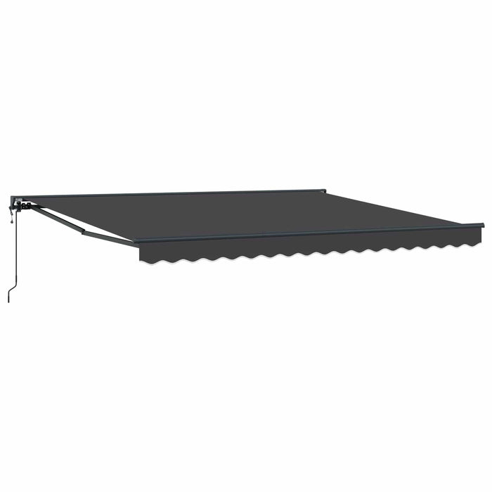 Cortina Retractabilă Antracit 400 × 300 cm Poliester și metal - WALTI WALTI