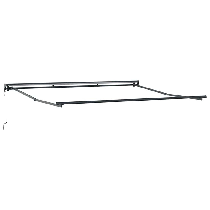 Cortina Retractabilă Manual Gri 400 × 300 cm Aluminiu, țesătură - WALTI WALTI