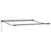Cortina Retractabilă Manual Gri 400 × 300 cm Aluminiu, țesătură - WALTI WALTI